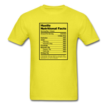Nutritional Facts - yellow