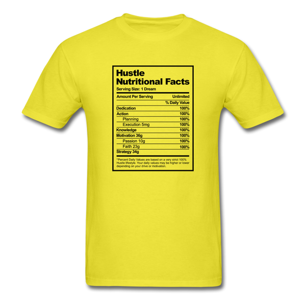 Nutritional Facts - yellow