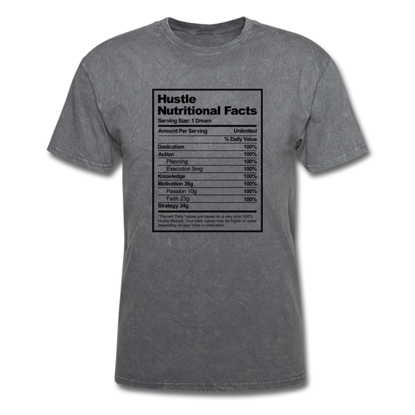 Nutritional Facts - mineral charcoal gray