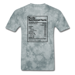 Nutritional Facts - grey tie dye
