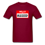Blessed - burgundy
