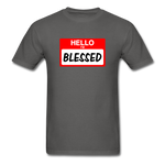 Blessed - charcoal