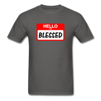 Blessed - charcoal