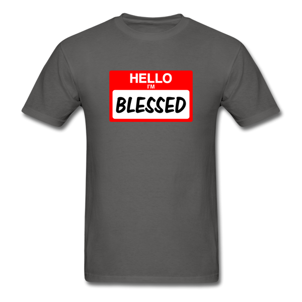 Blessed - charcoal