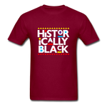 Historically Black - burgundy