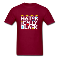 Historically Black - burgundy
