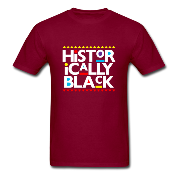 Historically Black - burgundy