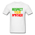 Respect Your Mother - white