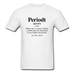 Periodt Definition - white