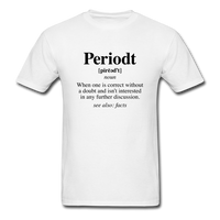 Periodt Definition - white