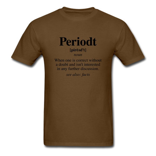 Periodt Definition - brown