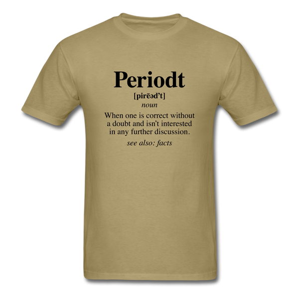 Periodt Definition - khaki