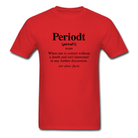 Periodt Definition - red