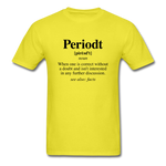 Periodt Definition - yellow