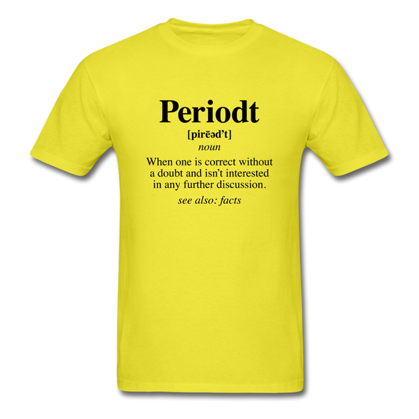 Periodt Definition - yellow