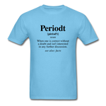 Periodt Definition - aquatic blue