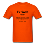 Periodt Definition - orange