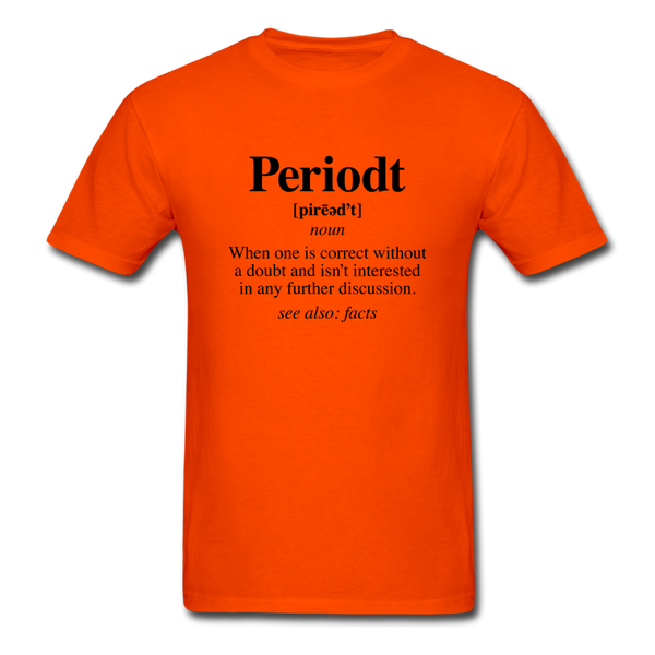 Periodt Definition - orange