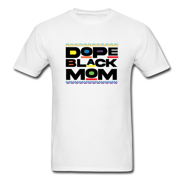 Black Dope Family Mom - white