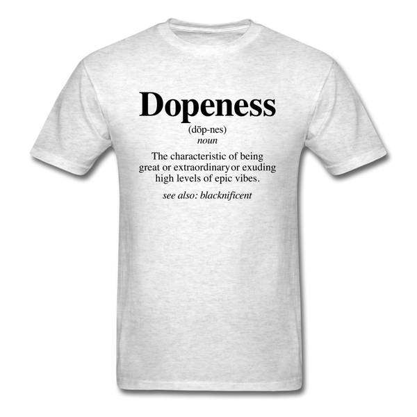 Dopeness - light heather gray
