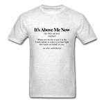 Its Above Me Definition - light heather gray