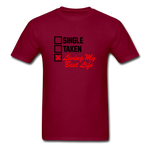 Single Taken - burgundy