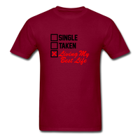 Single Taken - burgundy
