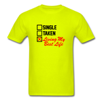Single Taken - safety green