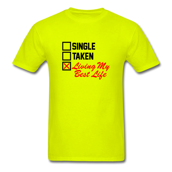 Single Taken - safety green