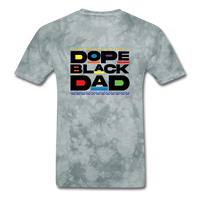 Black Dope Family Dad - grey tie dye