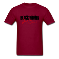 Black Women - burgundy