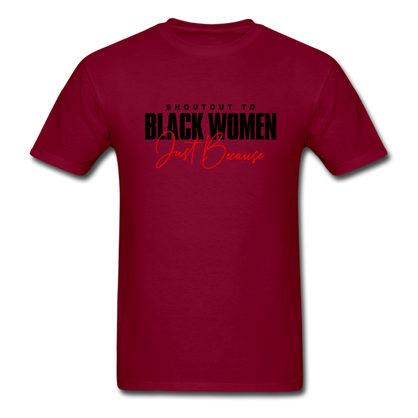 Black Women - burgundy
