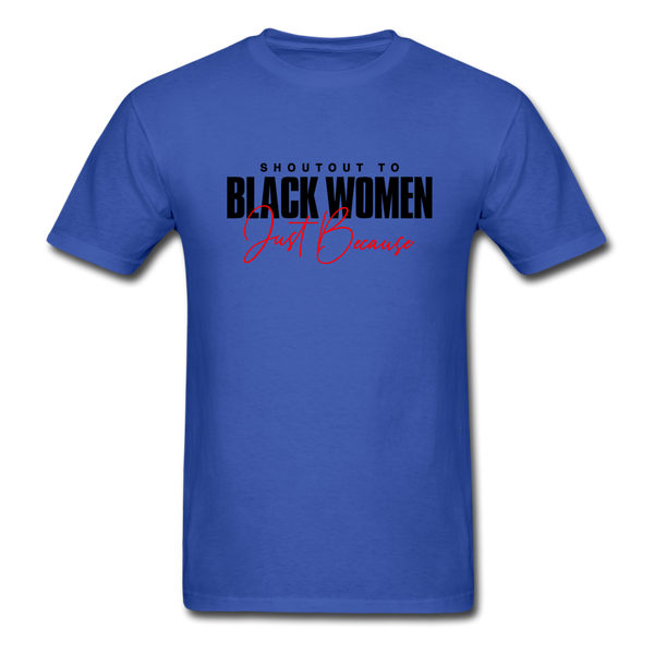 Black Women - royal blue
