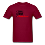 Single Taken - burgundy