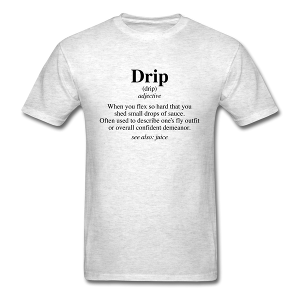 Drip Definition - light heather gray