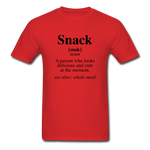 Snack Definition - red