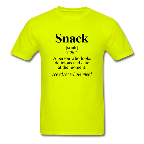 Snack Definition - safety green