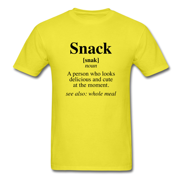 Snack Definition - yellow