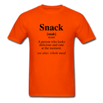 Snack Definition - orange