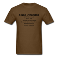 Social Distance Definition - brown