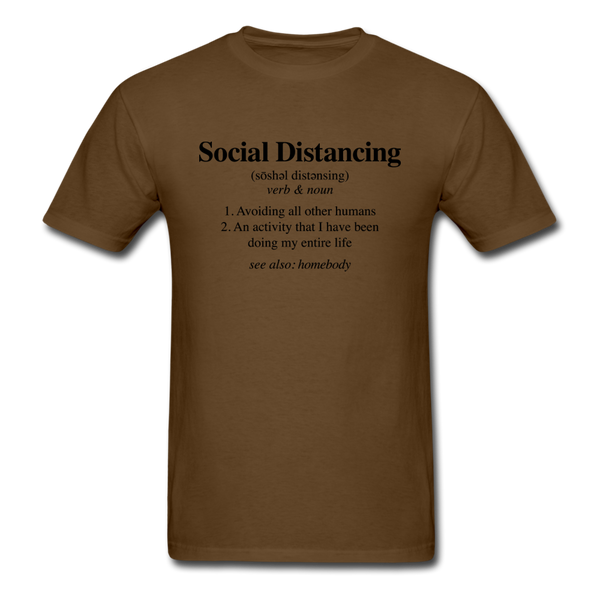Social Distance Definition - brown