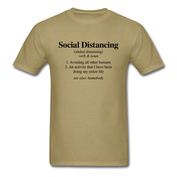 Social Distance Definition - khaki