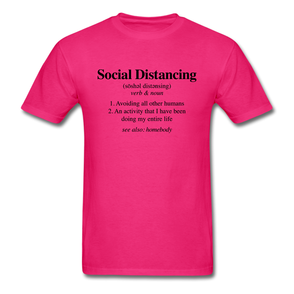 Social Distance Definition - fuchsia