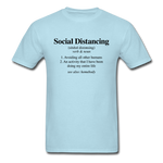 Social Distance Definition - powder blue