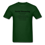 Social Distance Definition - forest green
