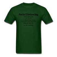 Social Distance Definition - forest green