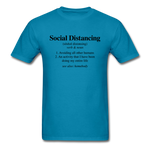 Social Distance Definition - turquoise