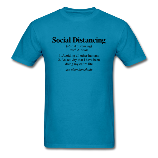 Social Distance Definition - turquoise