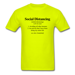 Social Distance Definition - safety green