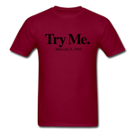 Try Me - burgundy